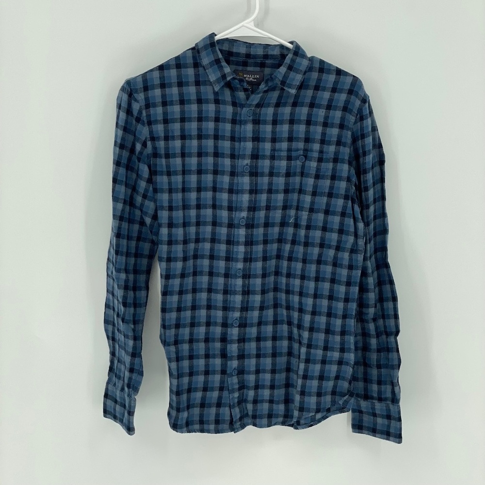 WALLIN & BROS. Long Sleeve Plaid Box Checker Shirt